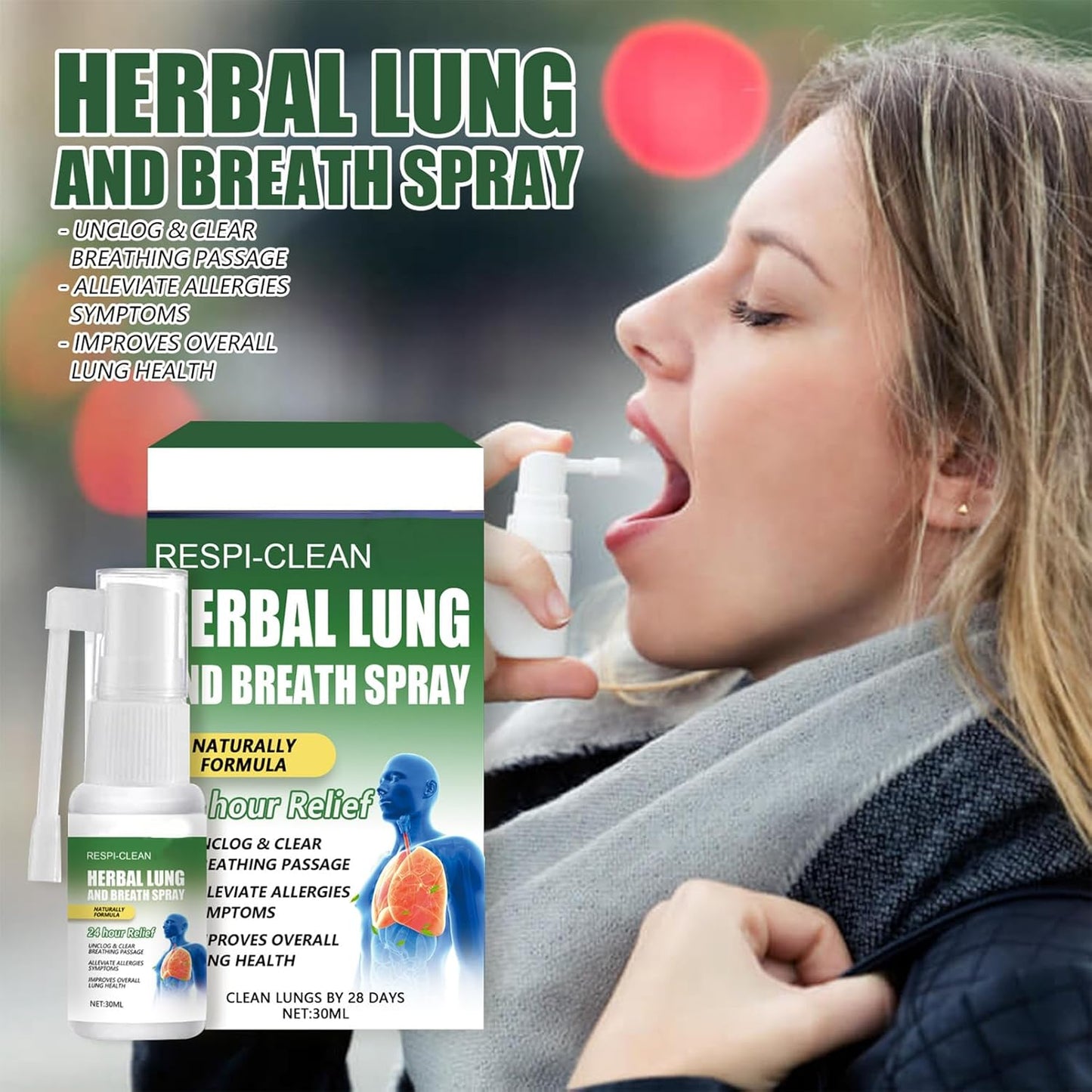 RespiClean™ Herbal Lung Cleansing Spray